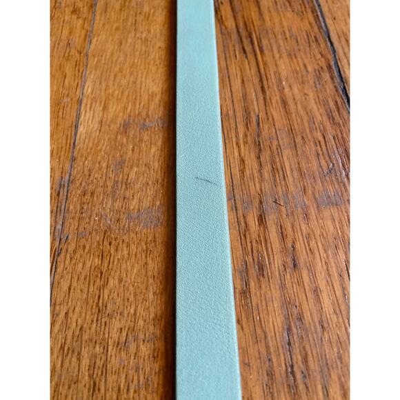 JCREW Skinny Light Green Leather Belt Womens sz S - Picture 7 of 11